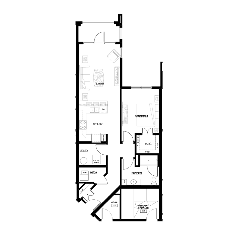 All Two Bedroom Apartments Will Rose Apartments