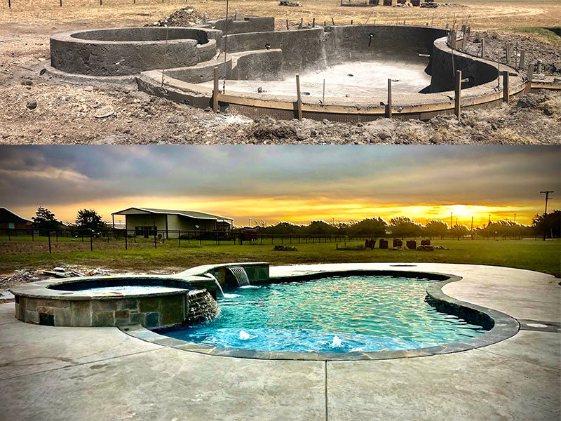 DFW Pool Builders & Outdoor Living Construction Willsha Pools