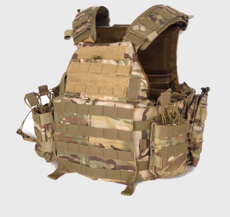 WO Military Tactical Vest Plate Carrier Molle Style Vest with Pockets & Pouches Will's Optics