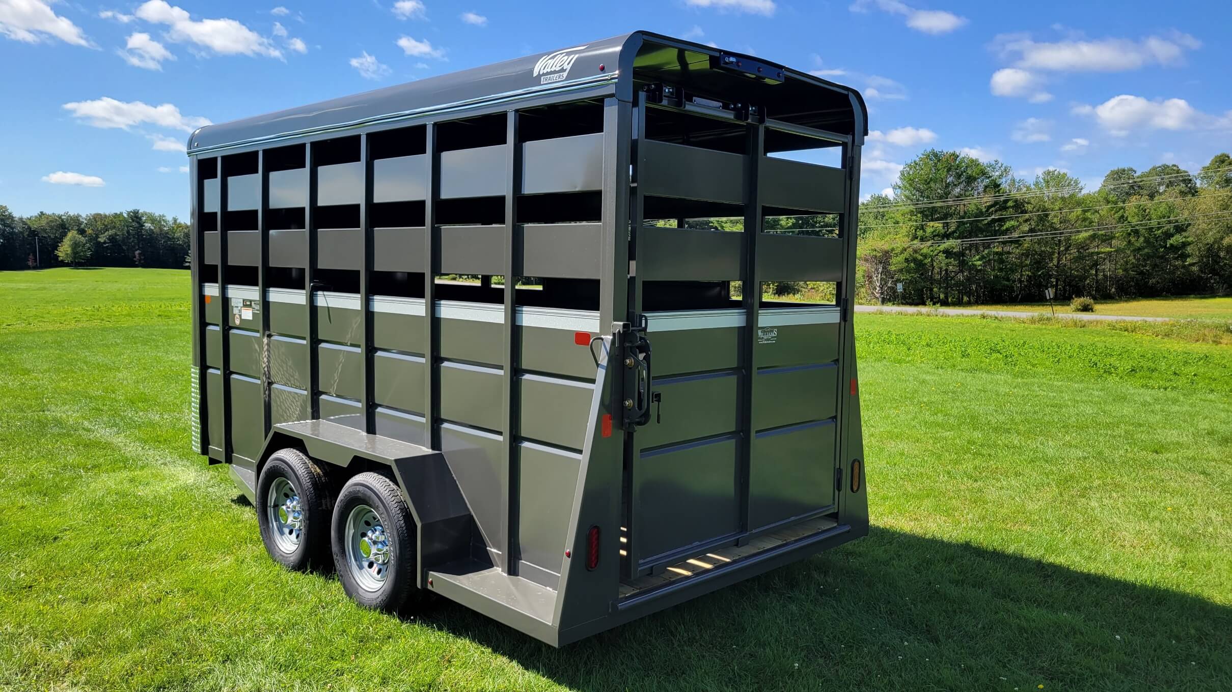 2023 Valley 16′ Stock Trailer 7’6″ Williams Trailer Center