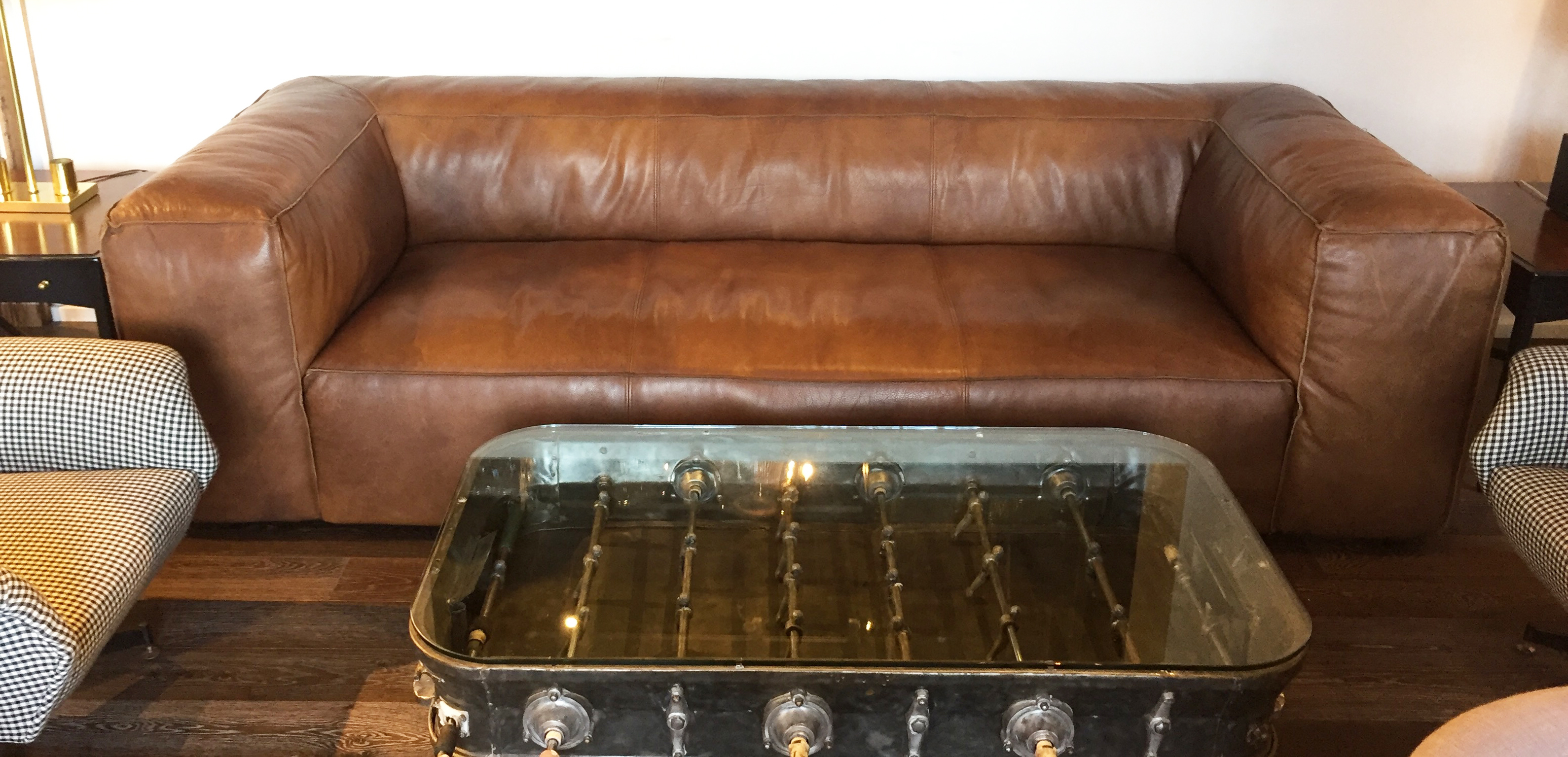 Wick Design Square Leather Sofa Wick Design