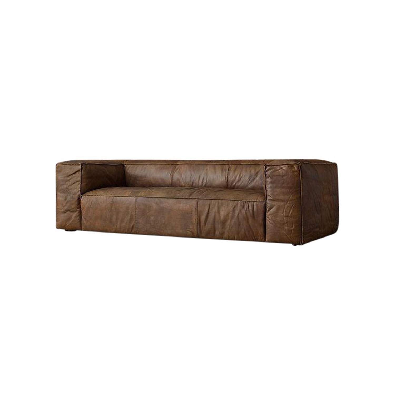 Wick Design Square Leather Sofa Wick Design