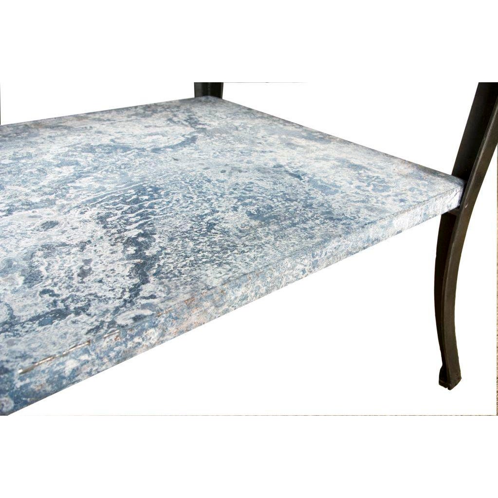 Wick Design Two Tier Industrial Zinc Table Wick Design