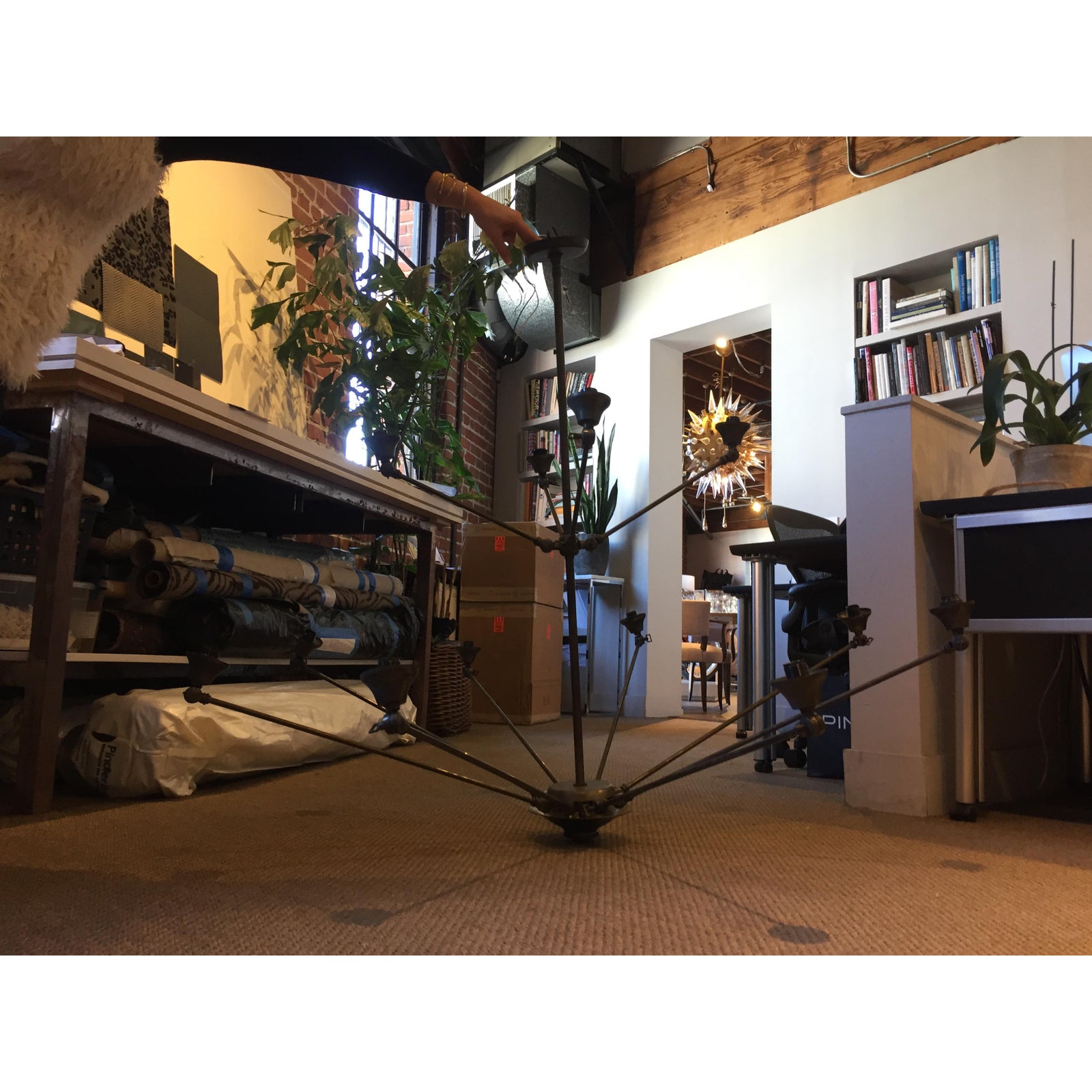 Wick Design Custom 9Arm Light Fixture Wick Design