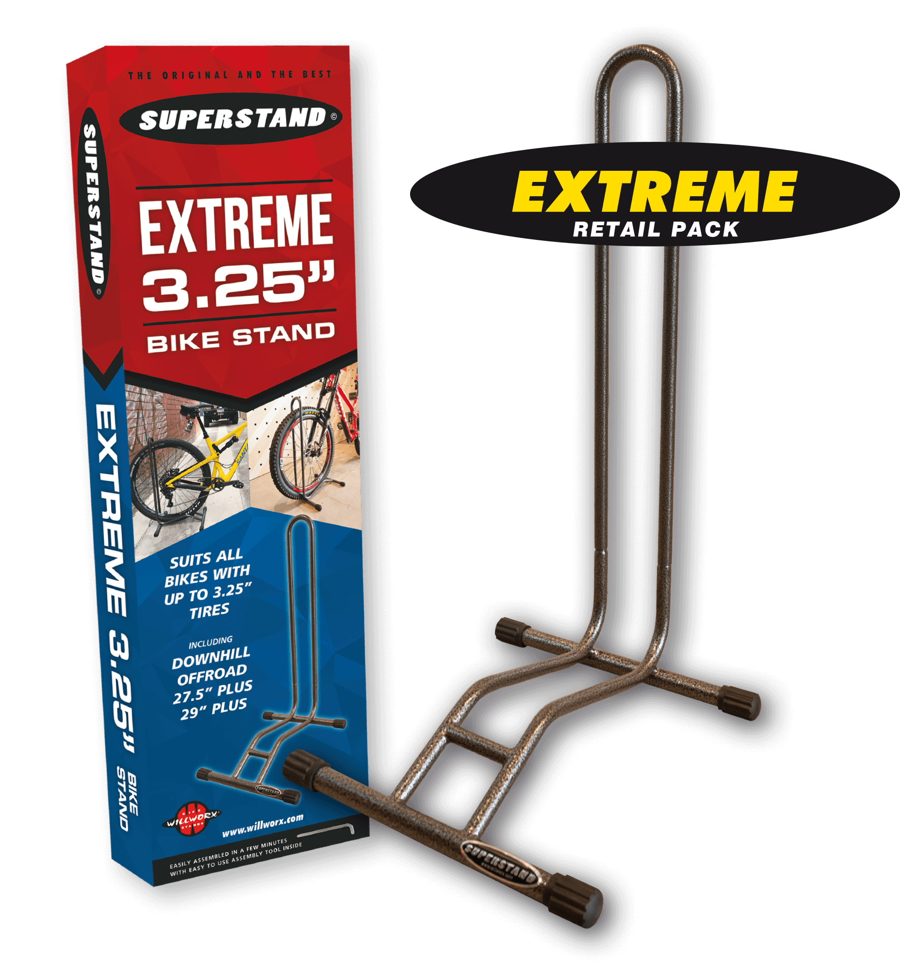 Commercial Grade Bike Stands & Bike Racks WillWorx SuperStands