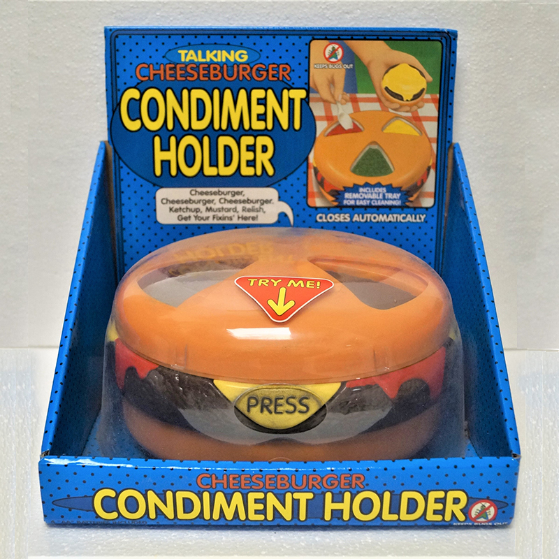 Talking Hamburger Condiment Tray Willy Dog Hot Dog Carts