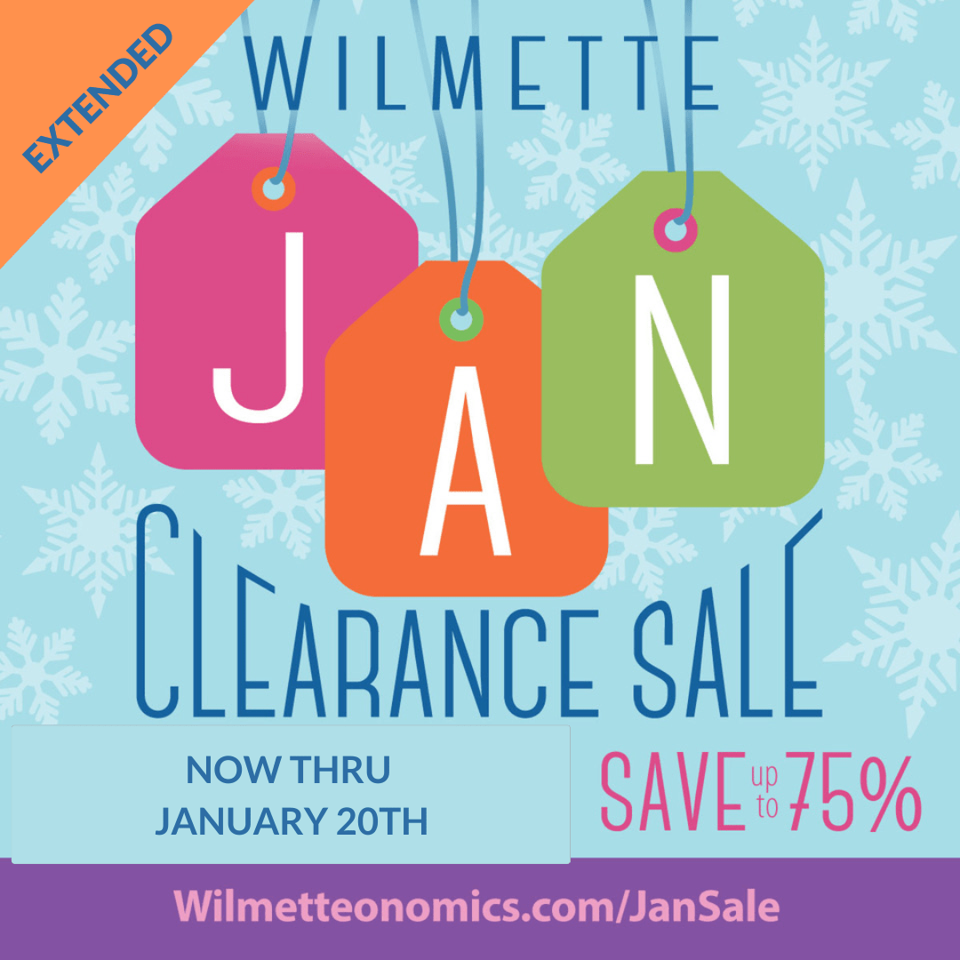 January Clearance Wilmetteonomics