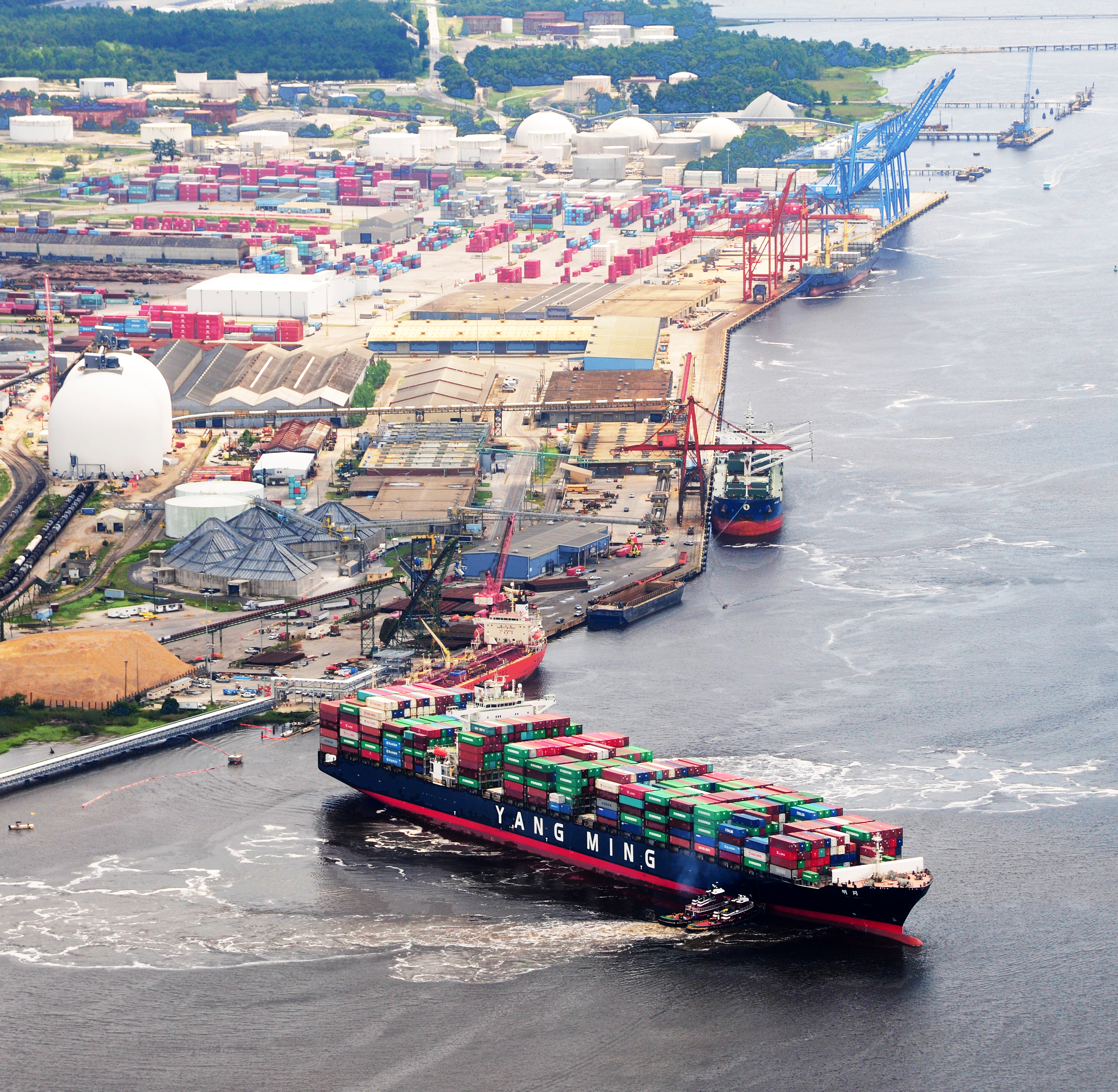 Wilmington Business Development NORTH CAROLINA PORTS COMPLETES TURNING