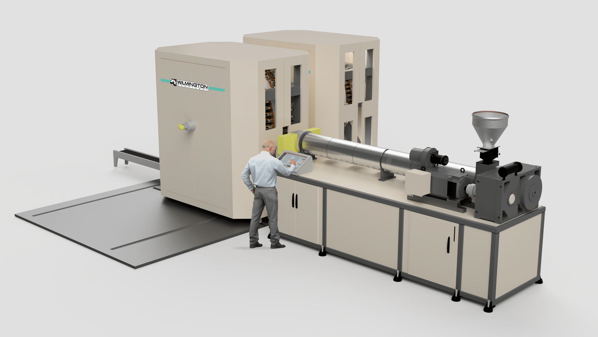 MSBW60DC Dual Rotary Blow Molding Machine Wilmington Machinery
