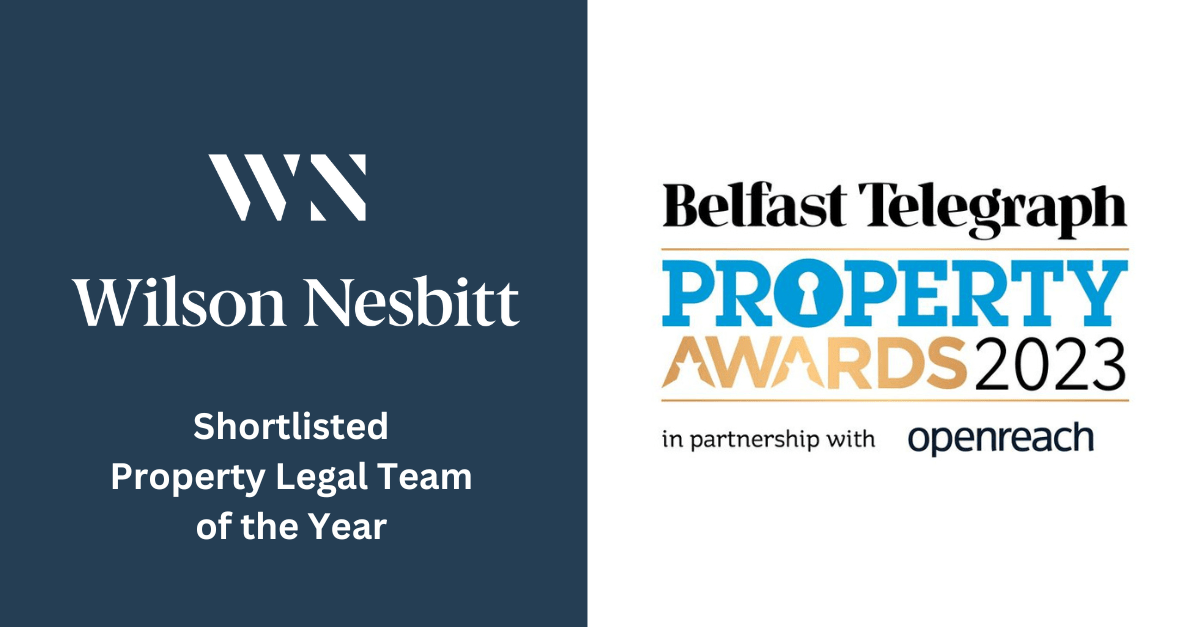 Wilson Nesbitt shortlisted for Belfast Telegraph Property Award