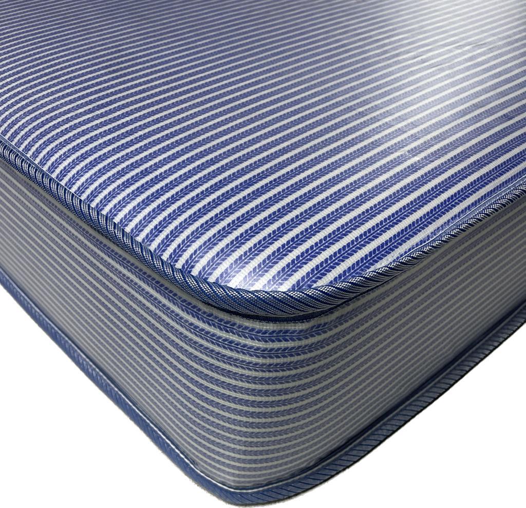 Waterproof PVC Spring Mattress One Sided, Foam Free, Medium Soft, Bl