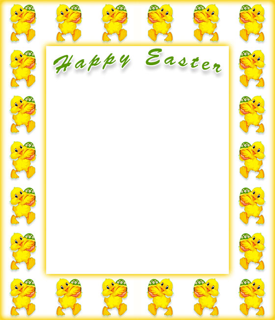 Free Easter Border Clipart Frames Borders