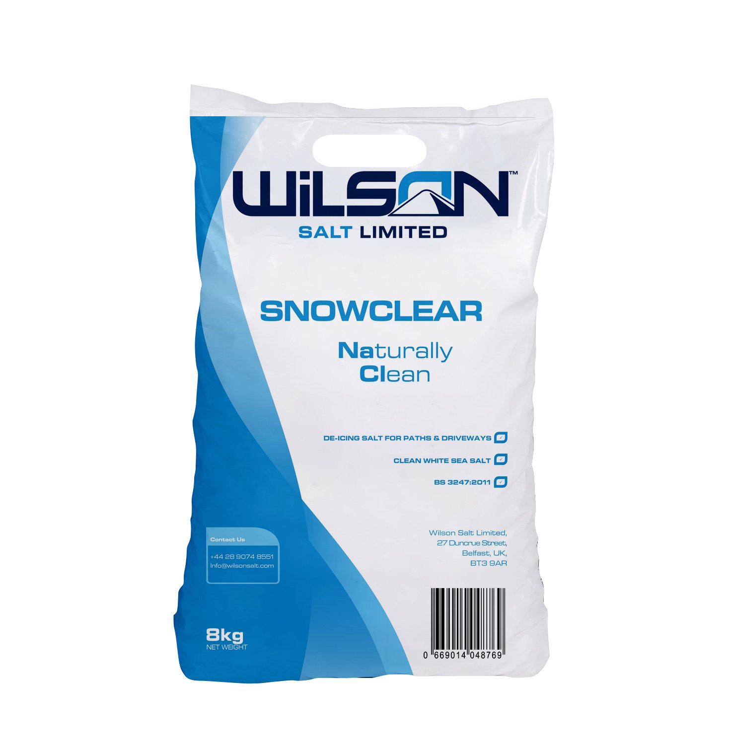 Snowclear DeIcing Salt 8kg Wilson Salt