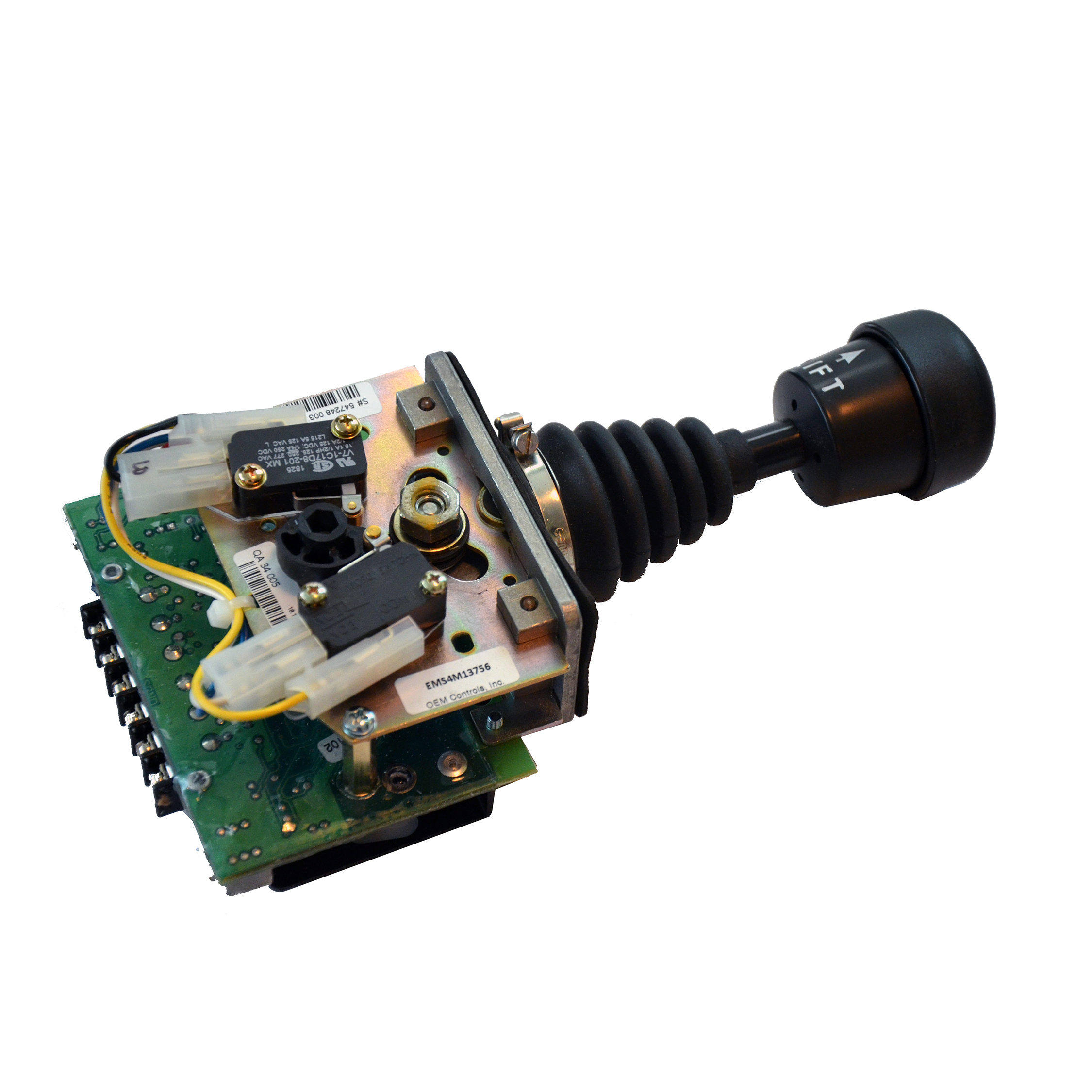 JOYSTICK UP AND DOWN PUMP CONTROL PN 659826 USED IN ARTEX TRUCKS AND