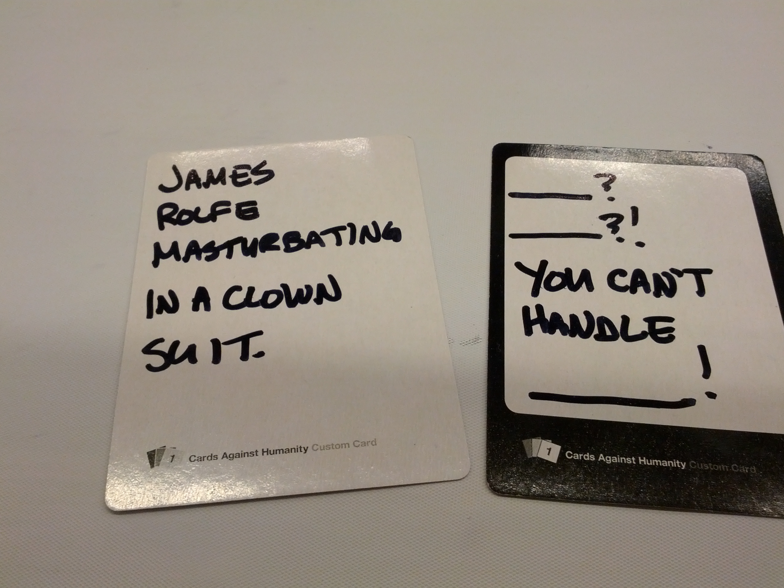 Custom Cards Against Humanity Cards WIL WHEATON Dot NET