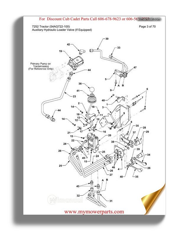 Cub Cadet Parts Manual For Model 7252 Tractor 54ag722 100 Cub Cadet Parts Manual For Model 7252 Tractor 54ag722 100