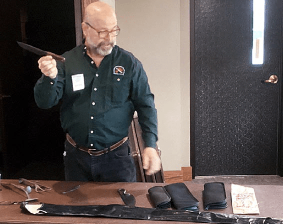 G.L. Humphrey Lodge’s “Fourth Tuesday Meeting” features Sword Maker