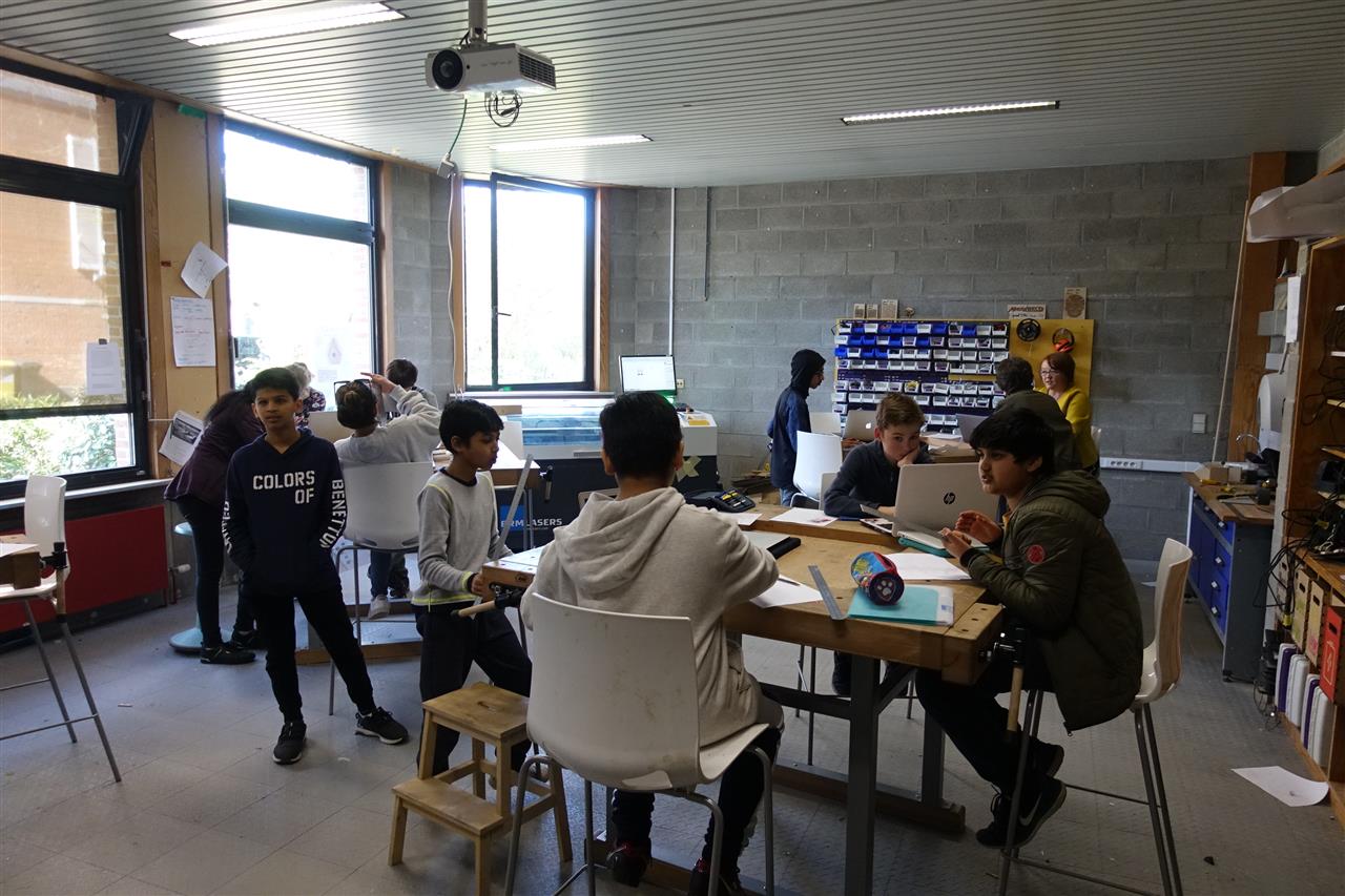 WimmerSpace presentation at Antwerp International School, Belgium