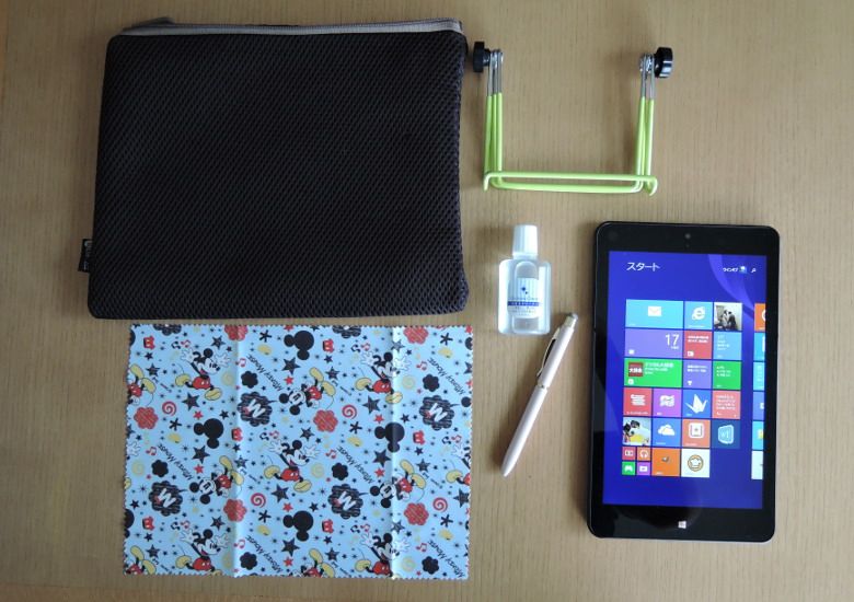 7,8インチタブレットケース】100円ショップなのに、高品質だった！これで十分！│ニートの自給自足 ワンコイン（税抜き500円）でタブレット用品を買い揃えてみた