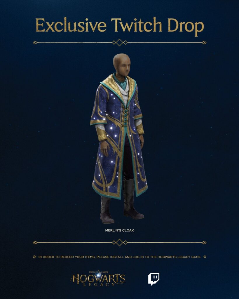 Merlin's Cloak in Hogwarts Legacy Can you still get it in Twitch