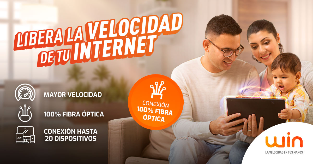 WIN 100 Fibra Óptica Lima, Perú