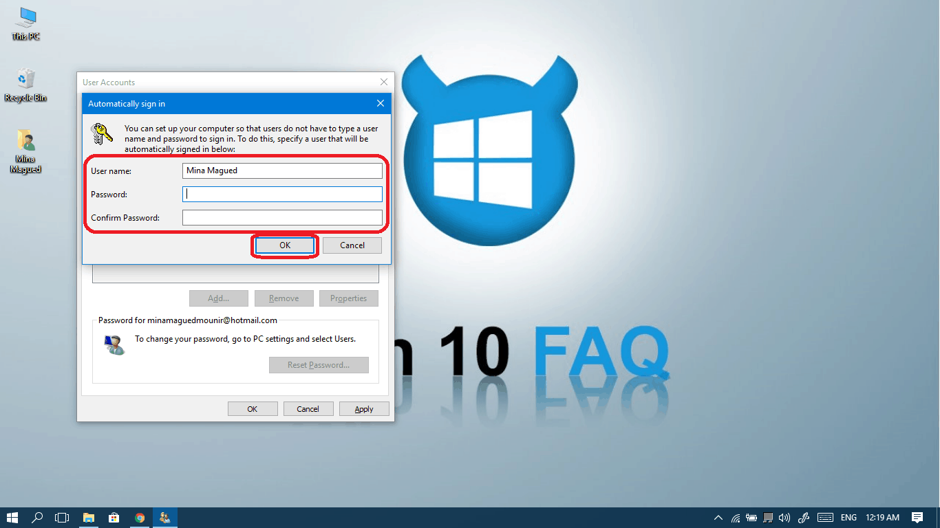 How to Auto Login in Windows 10 Win10 FAQ