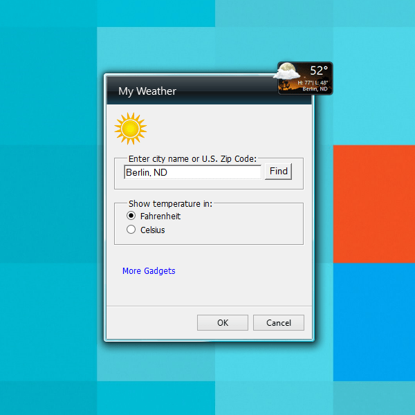 My Weather Windows 10 Gadget Win10Gadgets