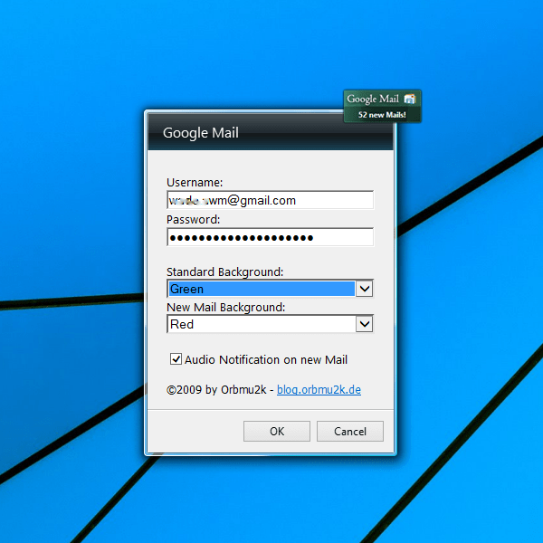 Google Mail Windows 10 Gadget Win10Gadgets