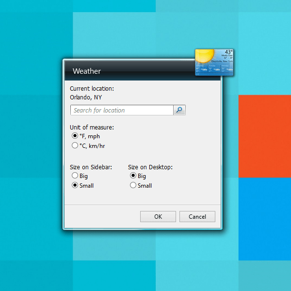 Weather Windows 10 Gadget Win10Gadgets