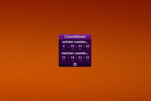 Countdown Windows 10 Gadget Win10Gadgets