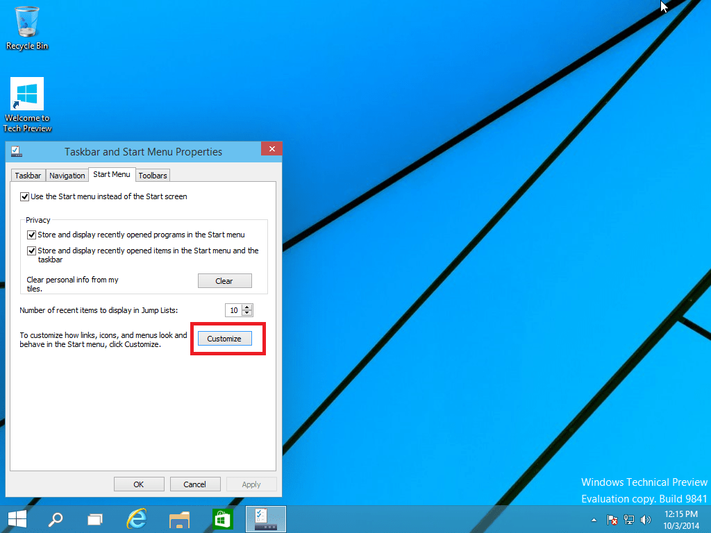 How to customize the Start list in Windows 10