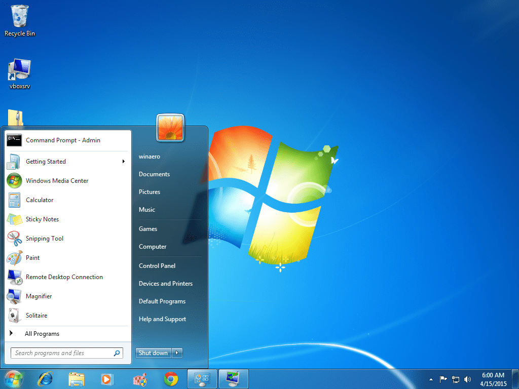 How to change font of the Start menu in Windows 7
