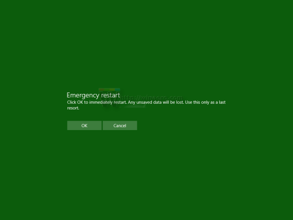 How to perform an emergency restart of Windows 10