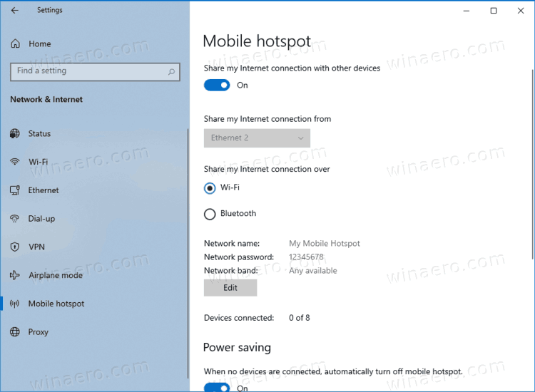 How to Enable Mobile Hotspot in Windows 10