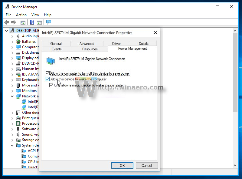 How to use wake on LAN on Windows 10