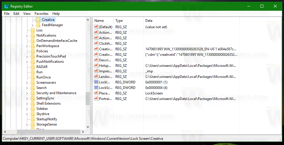 Find the Current Lock Screen image File in Windows 10
