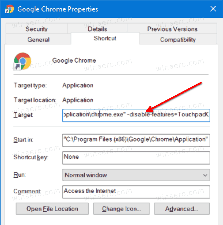 Disable Chrome Backward and Forward Navigation with Touchpad Scroll