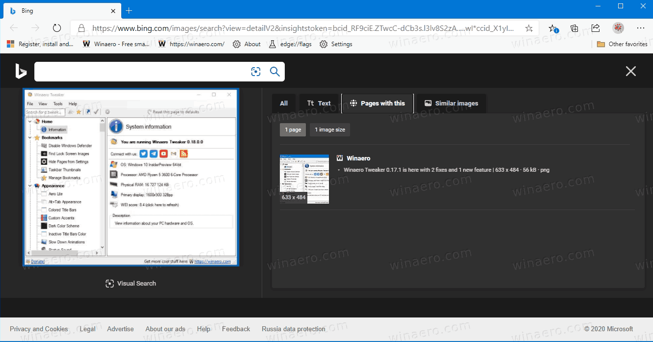 How to Search with Screenshot in Windows 10