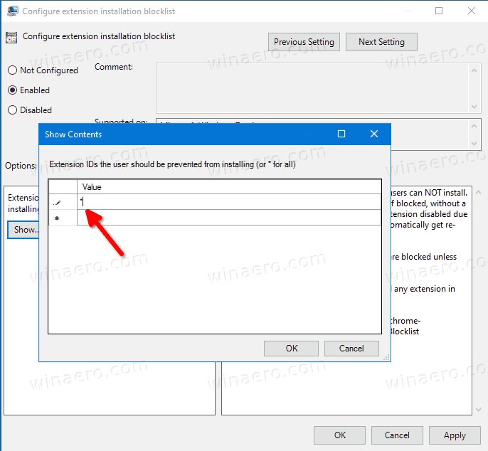 Prevent Users from Installing Extensions on Google Chrome
