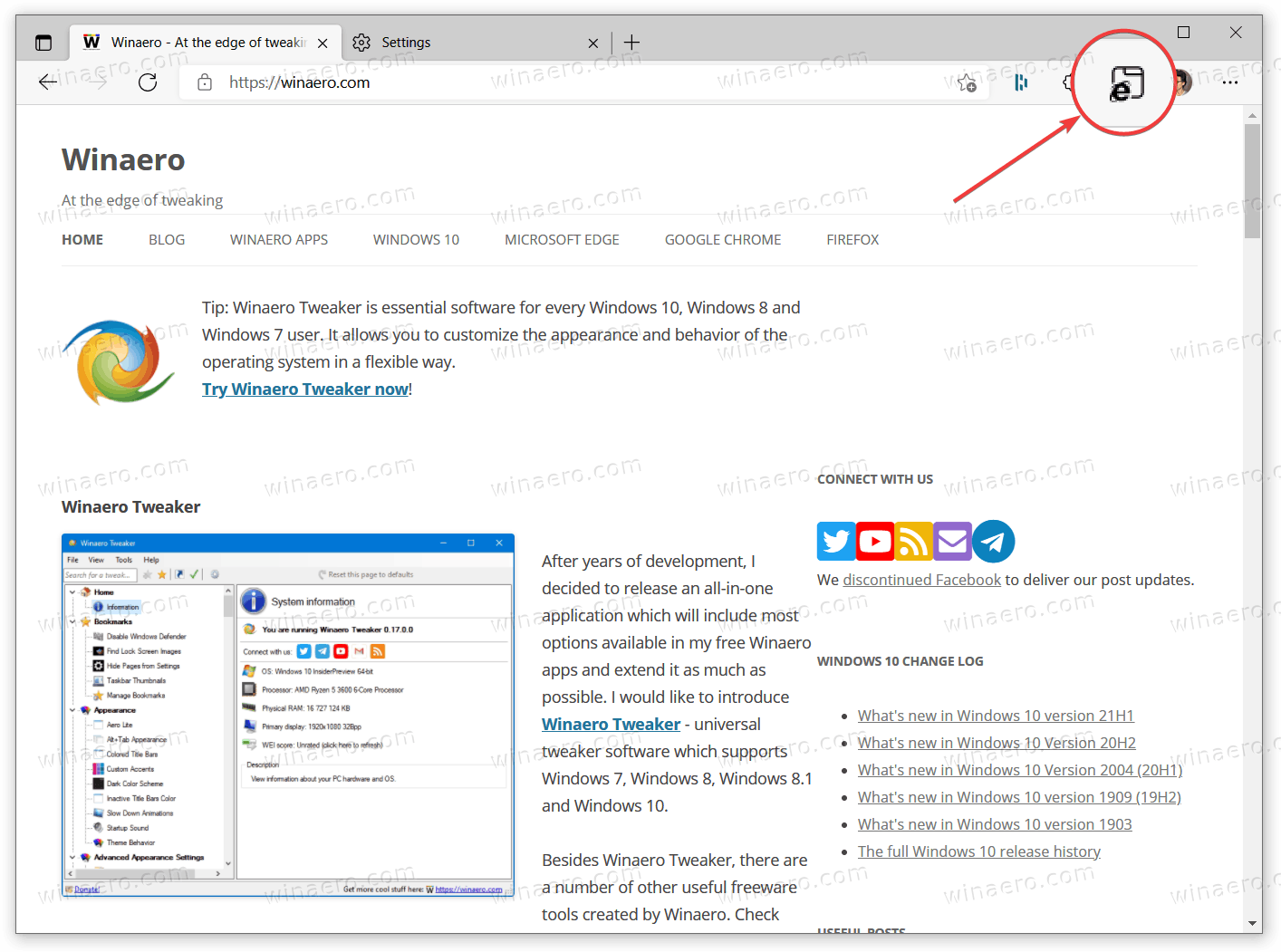 How to Open site in Explorer Mode in Edge