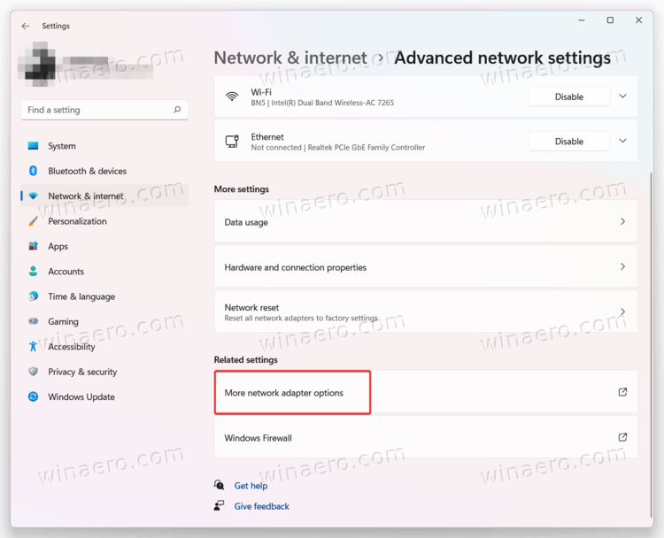 How to Enable or Disable WiFi in Windows 11