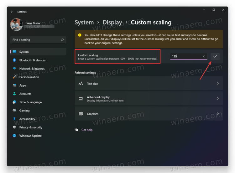 How to Change DPI Display Scaling in Windows 11