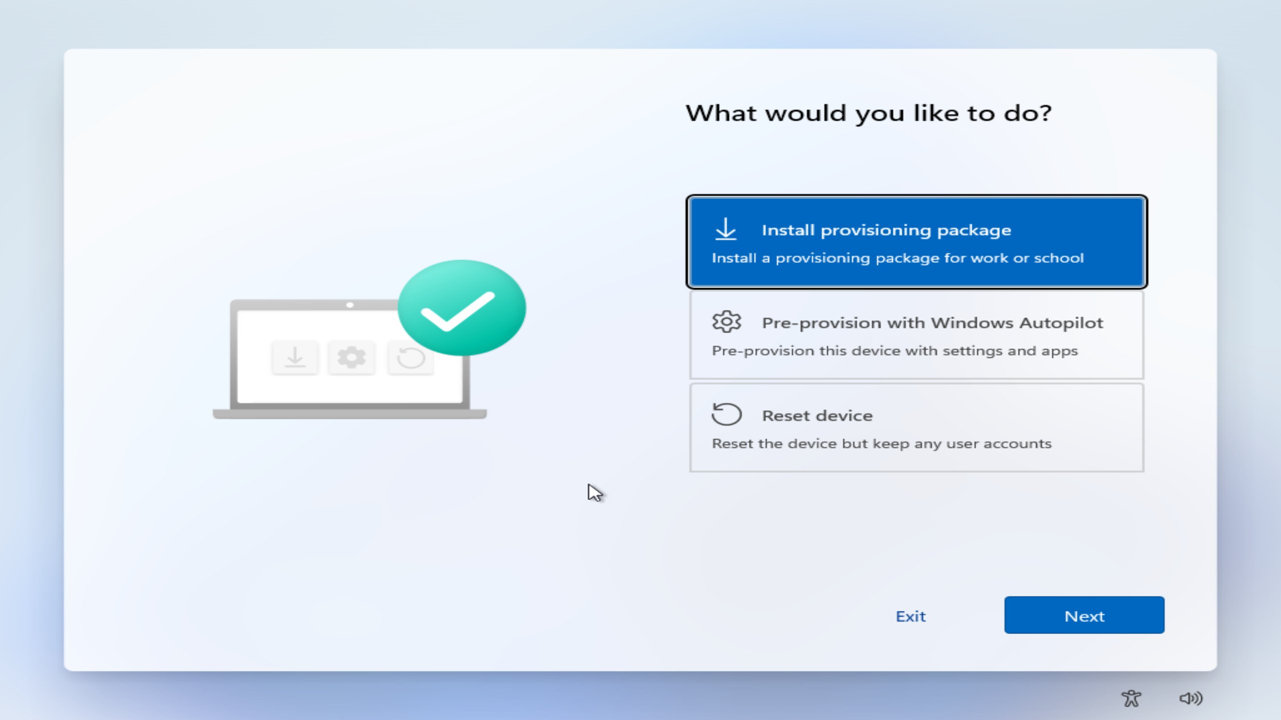Windows 11 OOBE secrets Autopilot information and Developer console