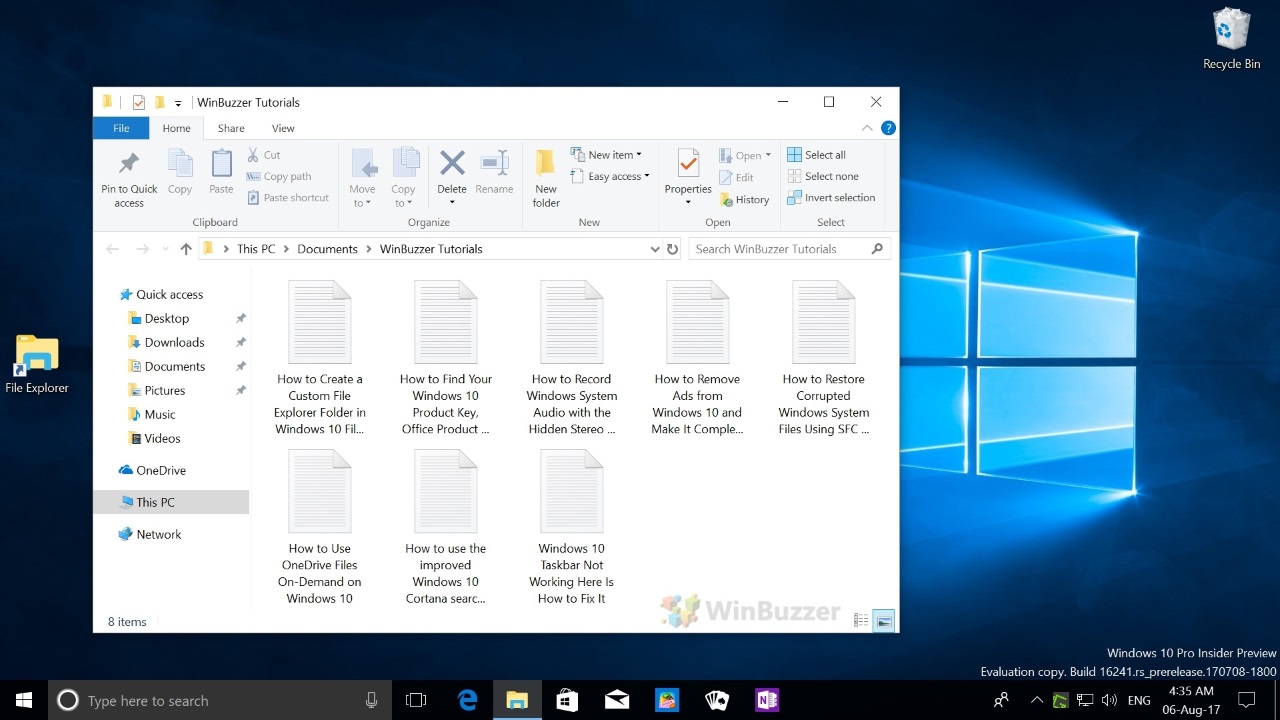 Windows 10 File Explorer How to Create a Custom Startup Folder WinBuzzer