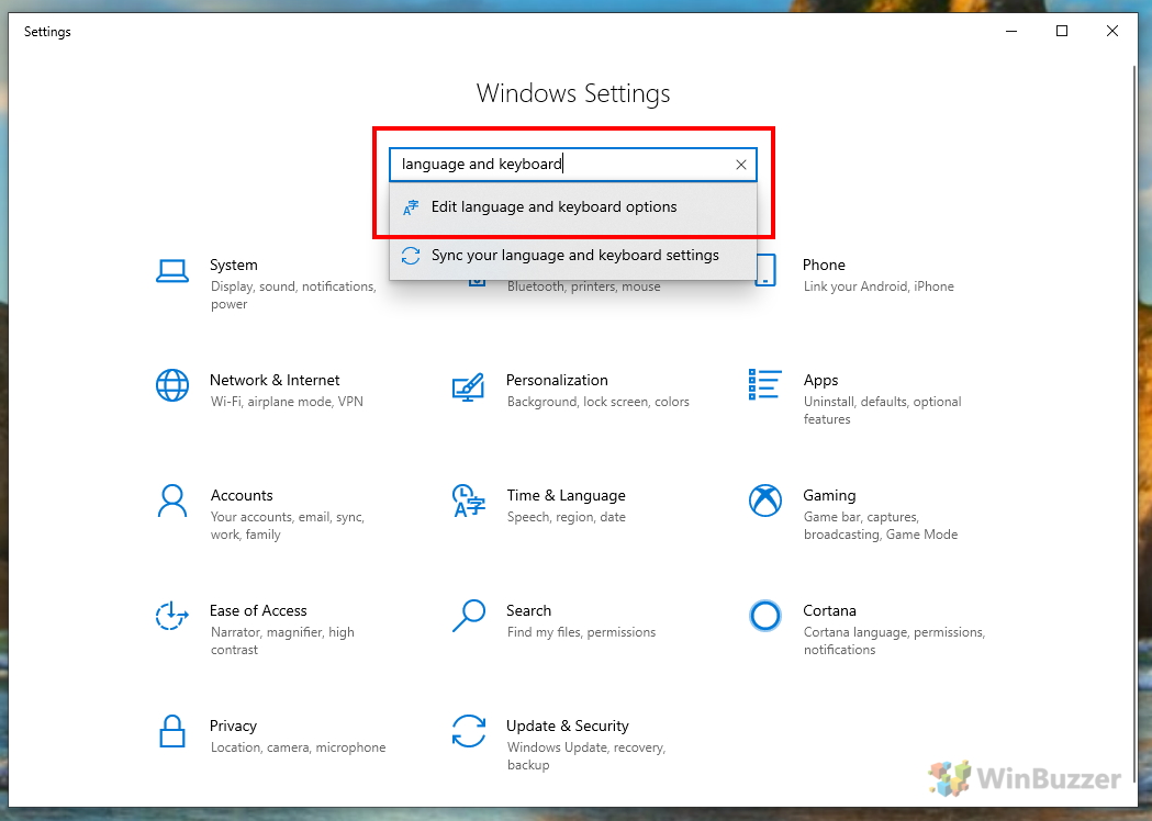 Windows 10 How To Change Display Language Or Keyboard Language winbuzzer