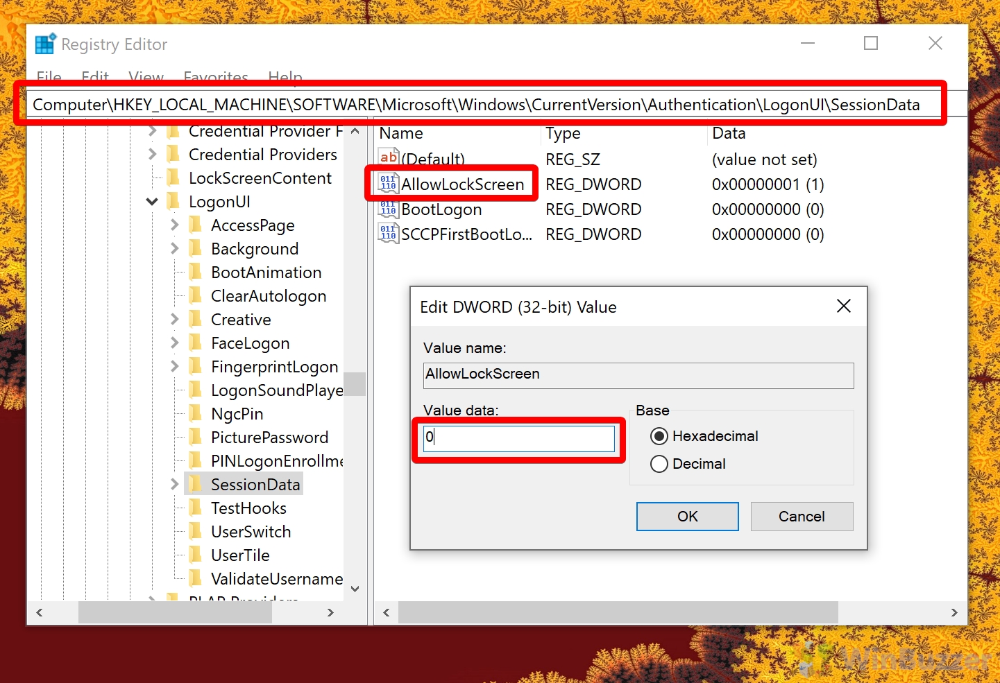 Windows 10 How to Enable or Disable the Lock Screen WinBuzzer Windows 10 How to Enable or Disable the Lock Screen WinBuzzer