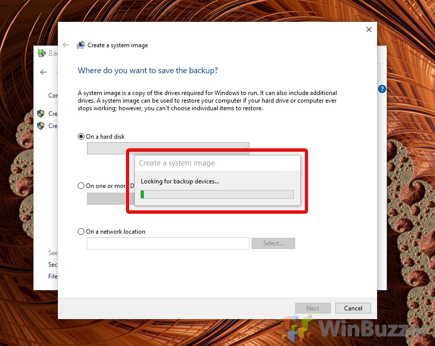 How To Create A Full Windows 10 Backup And Restore It Via System Image