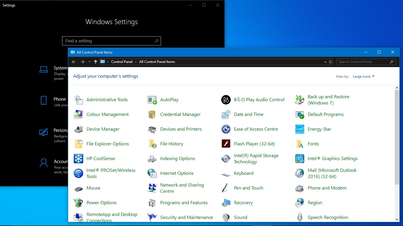 Windows 10 Control Panel Links Now Open in The Settings App WinBuzzer