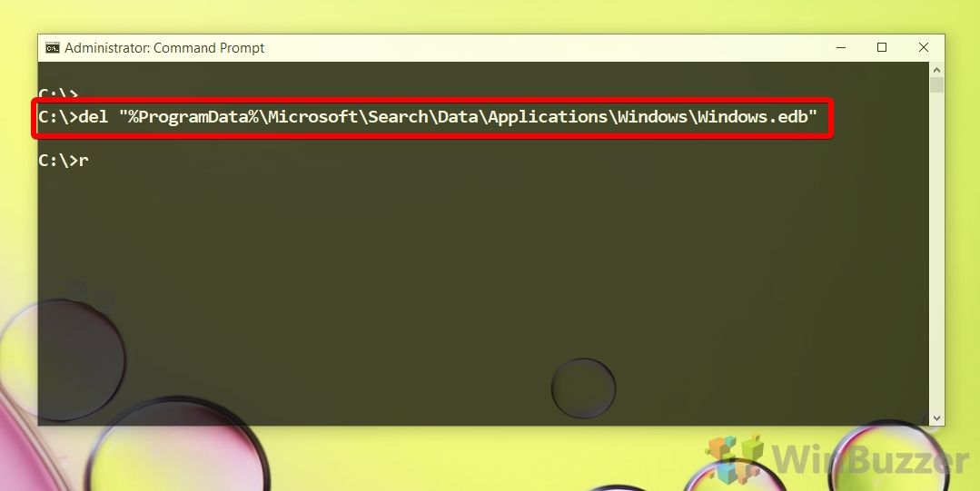 How to Reset and Rebuild the Search Index in Windows 10 WinBuzzer