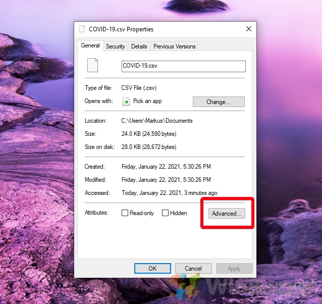 How To A Encrypt A Folder Or File In Windows 10 With Encrypting File